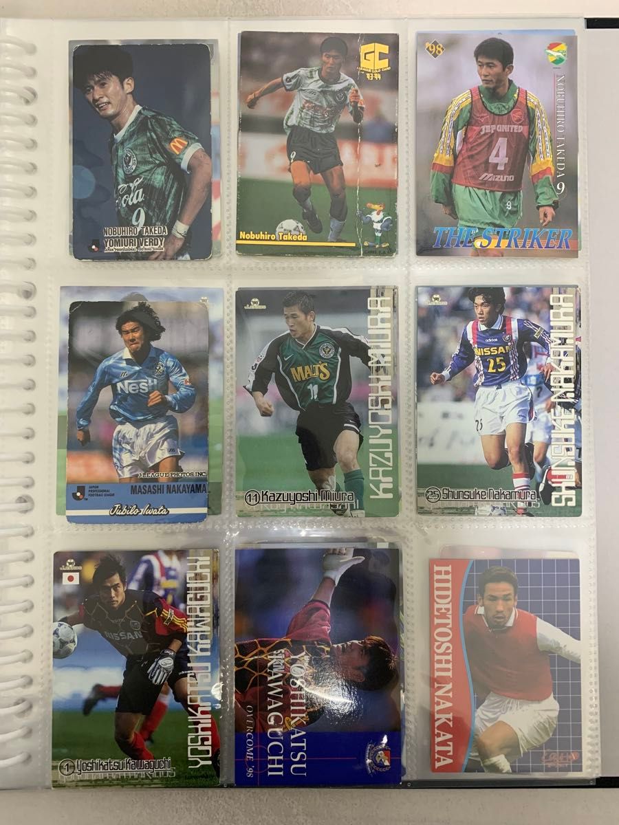 当時物 Jリーグ チップス カード 三浦知良 本並健治 ディドハーフナー