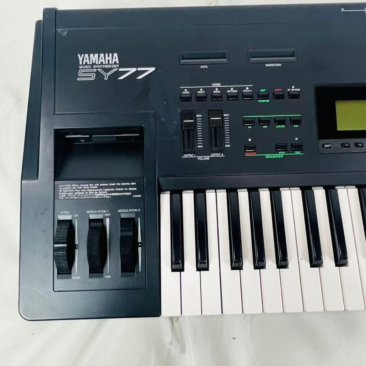 訳あり】 YAMAHA ヤマハ シンセサイザー SY77｜Yahoo!フリマ（旧PayPay