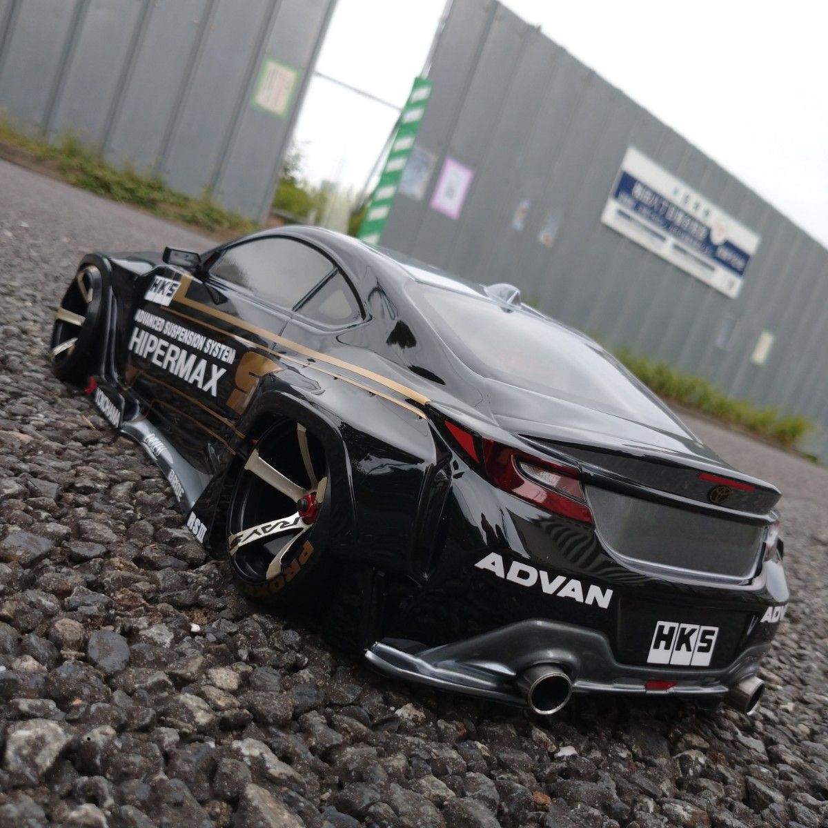 GR86 HKS HIPERMAX カッティング ステッカー ラジドリ ラジコンボディ