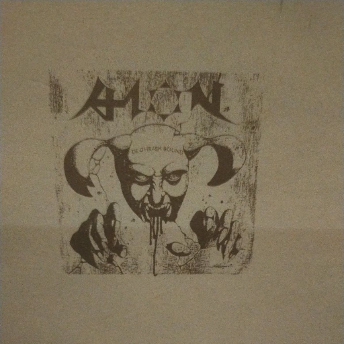 AION DEATHRASH BOUND LPレコード インサート 歌詞カード 希少品