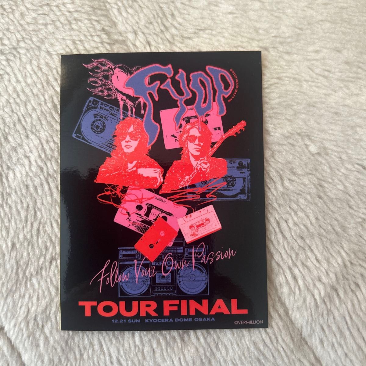 B'z FYOP ファイナルTシャツ Mサイズ TOUR FINAL グッズ購入特典