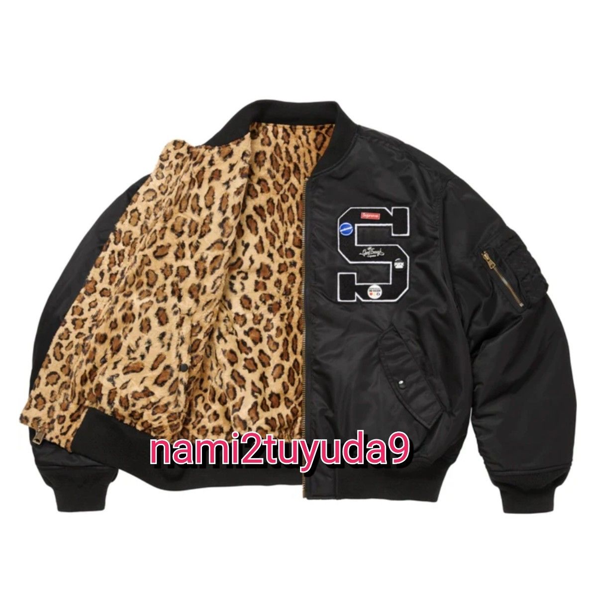 XL】 Supreme x GOODENOUGH Reversible MA-1 Black シュプリーム