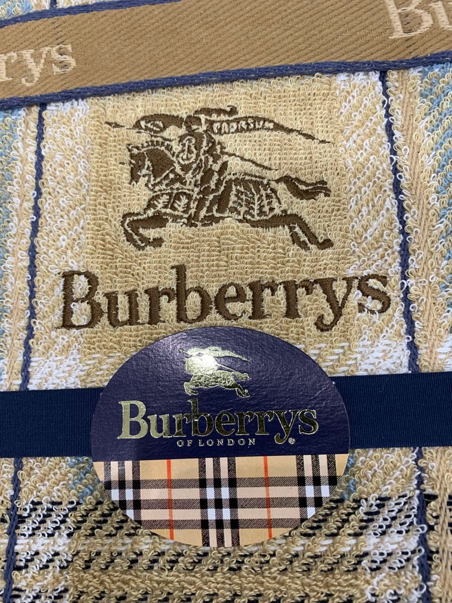 未使用】 burberry バーバリー タオルケット ノバチェック 綿100