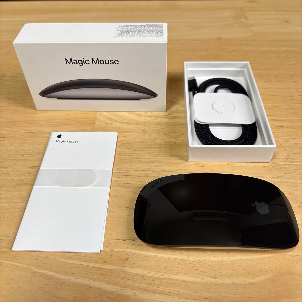 Apple Magic Mouse USB-C ブラック A3204｜現行モデル・美品・動作確認