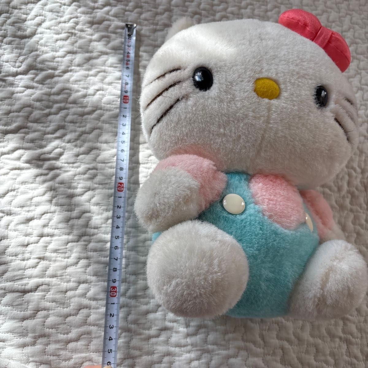 希少 入手困難 昭和レトロ 日本製 ハローキティ ぬいぐるみ パステル