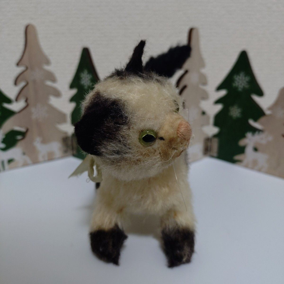 シュタイフsteiffビンテージ猫ちゃんグッシー シュタイフsteiff