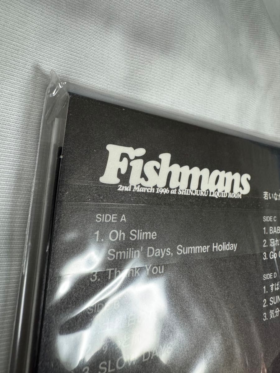 未開封】フィッシュマンズ『若いながらも歴史あり 96 3 2＠新宿LIQUID