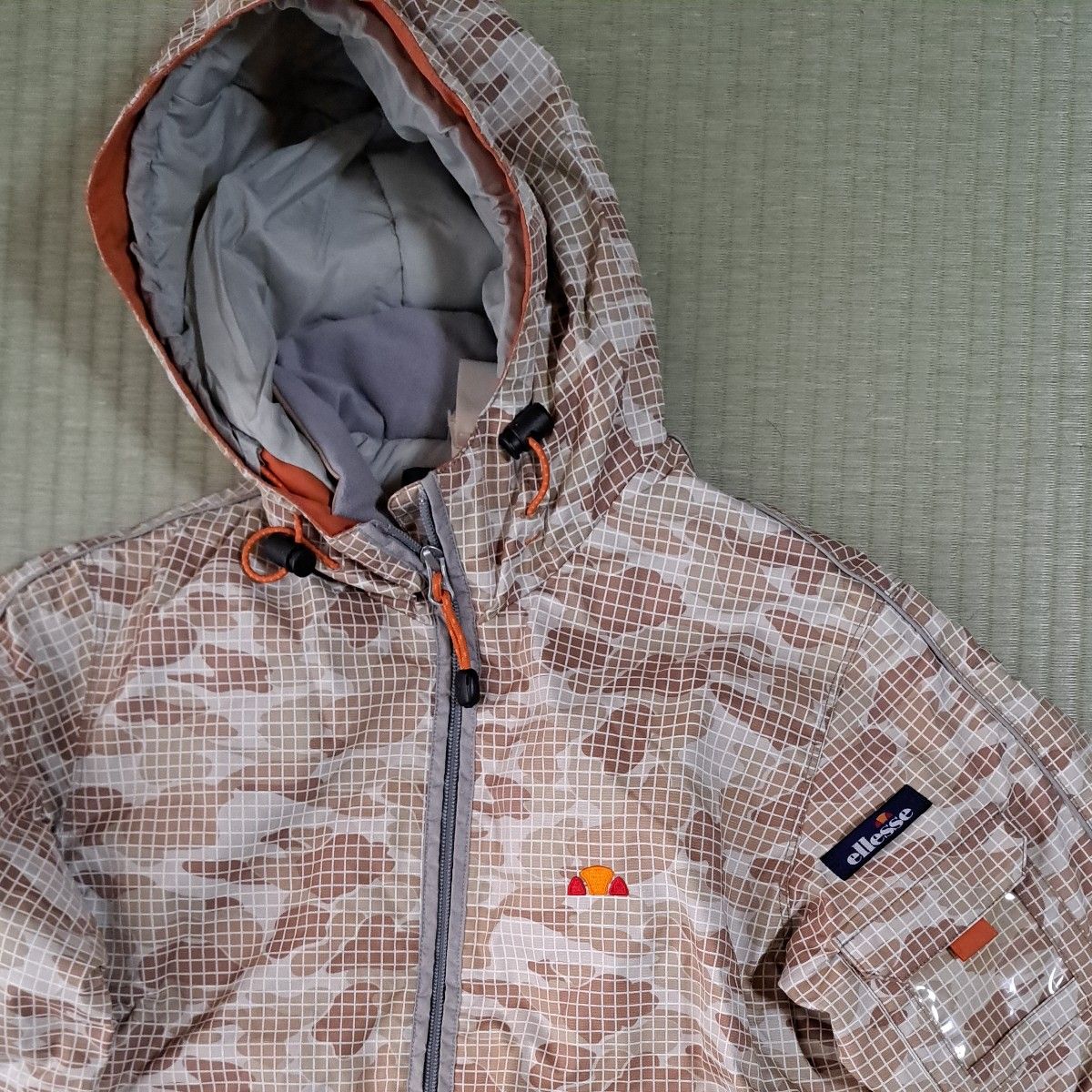 ellesse エレッセ スキーウェア スノボウェア 上下セット オレンジ系
