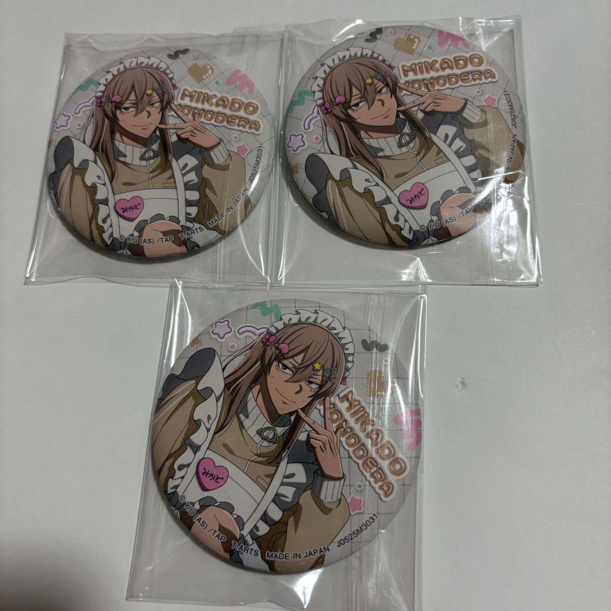 桃源暗鬼 ジャージメイド トレーディング缶バッジ 桃寺神門 3個｜Yahoo