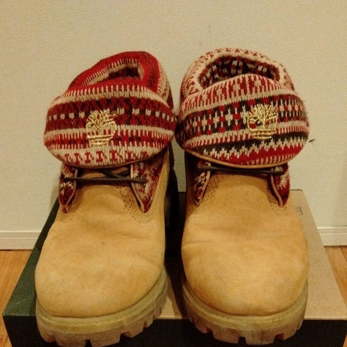 Timberland ティンバーランド ブーツ イエローブーツ 赤チェック