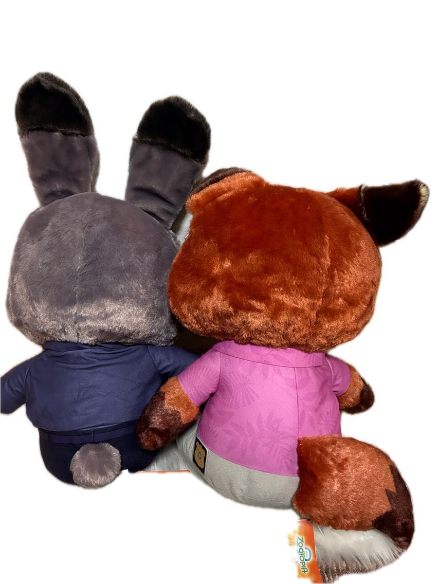 ズートピア2 スーパーラージぬいぐるみ ジュディ ニック Disney ペア