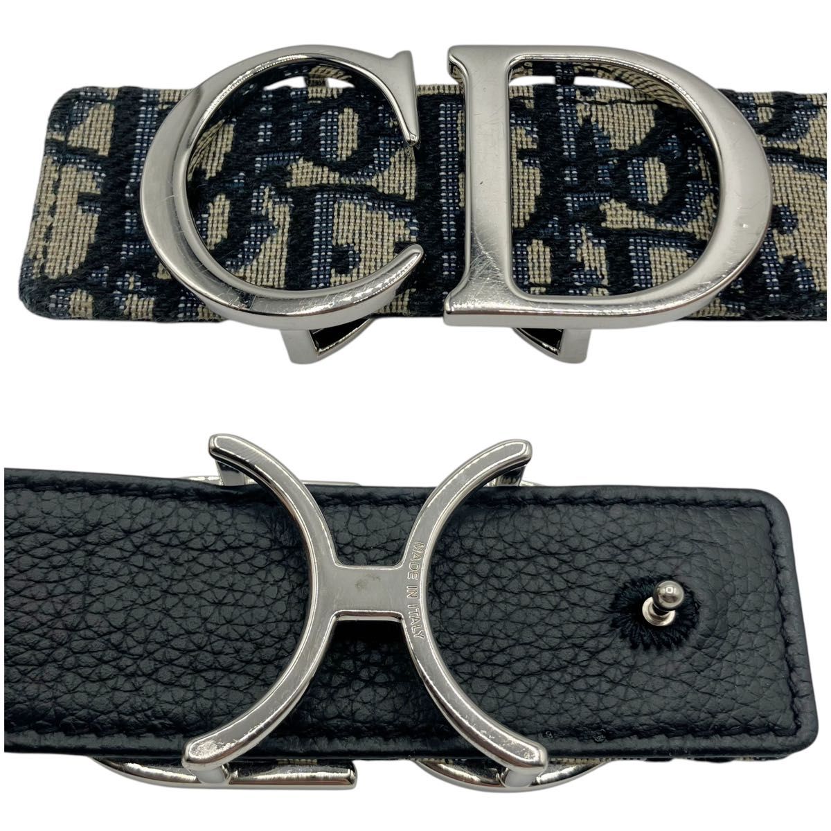 クリスチャンディオール DIOR ベルト オブリーク ジャガード CDロゴ