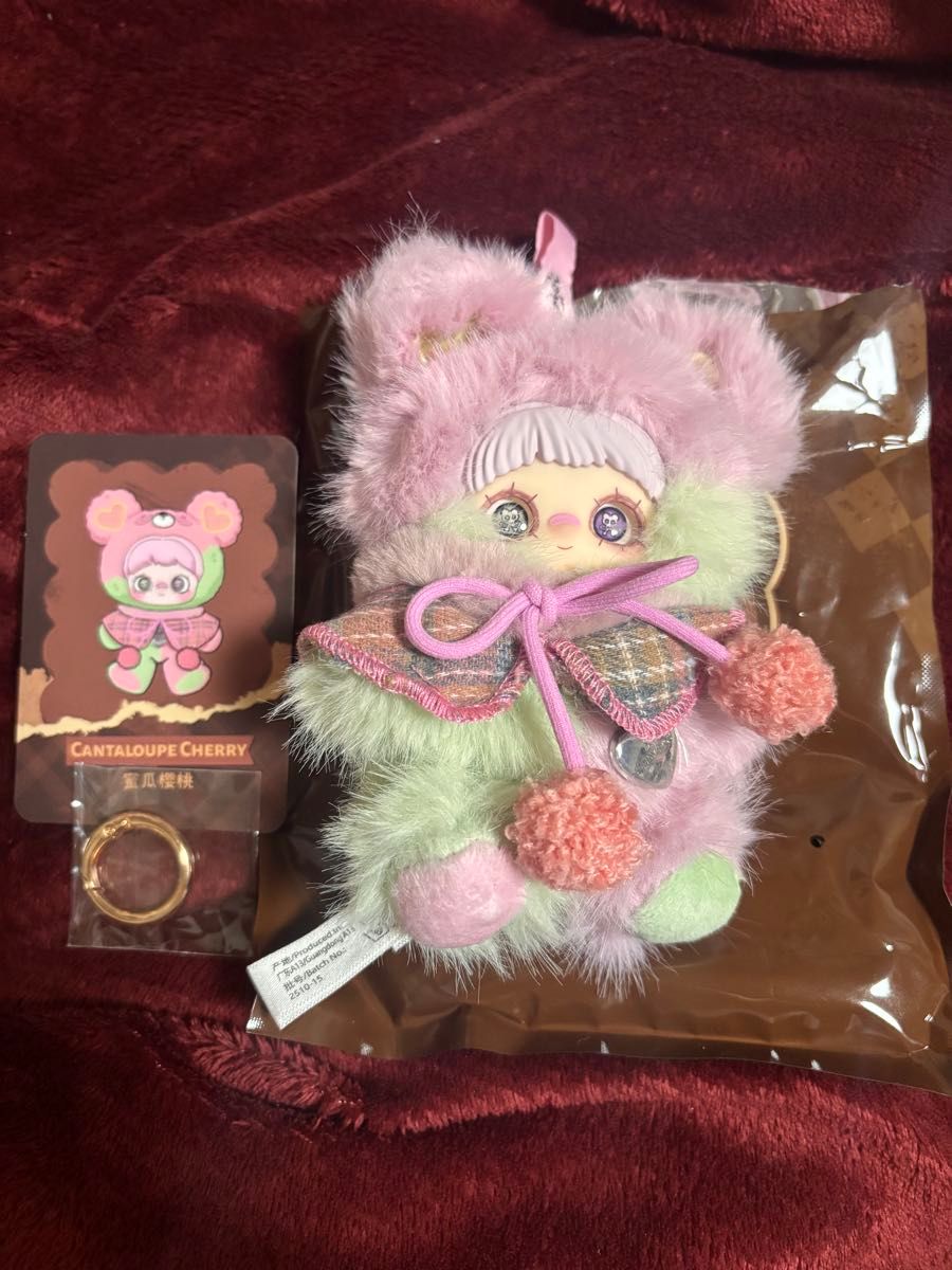 maymei メイメイ Tiny Bear Cookie Cantaloupe Cherry ぬいぐるみ