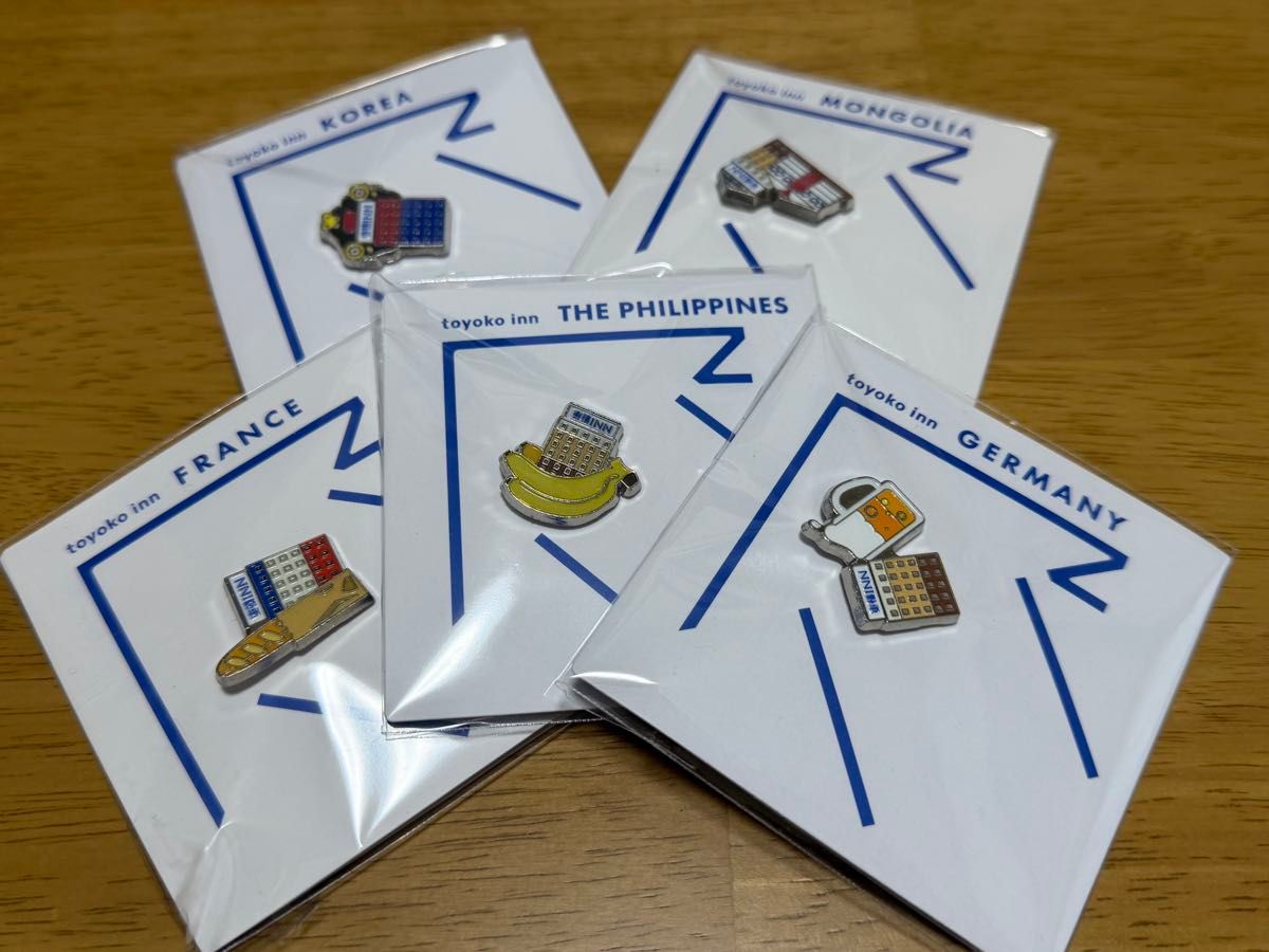 東横イン ピンバッジ 海外5個セット｜Yahoo!フリマ（旧PayPayフリマ）