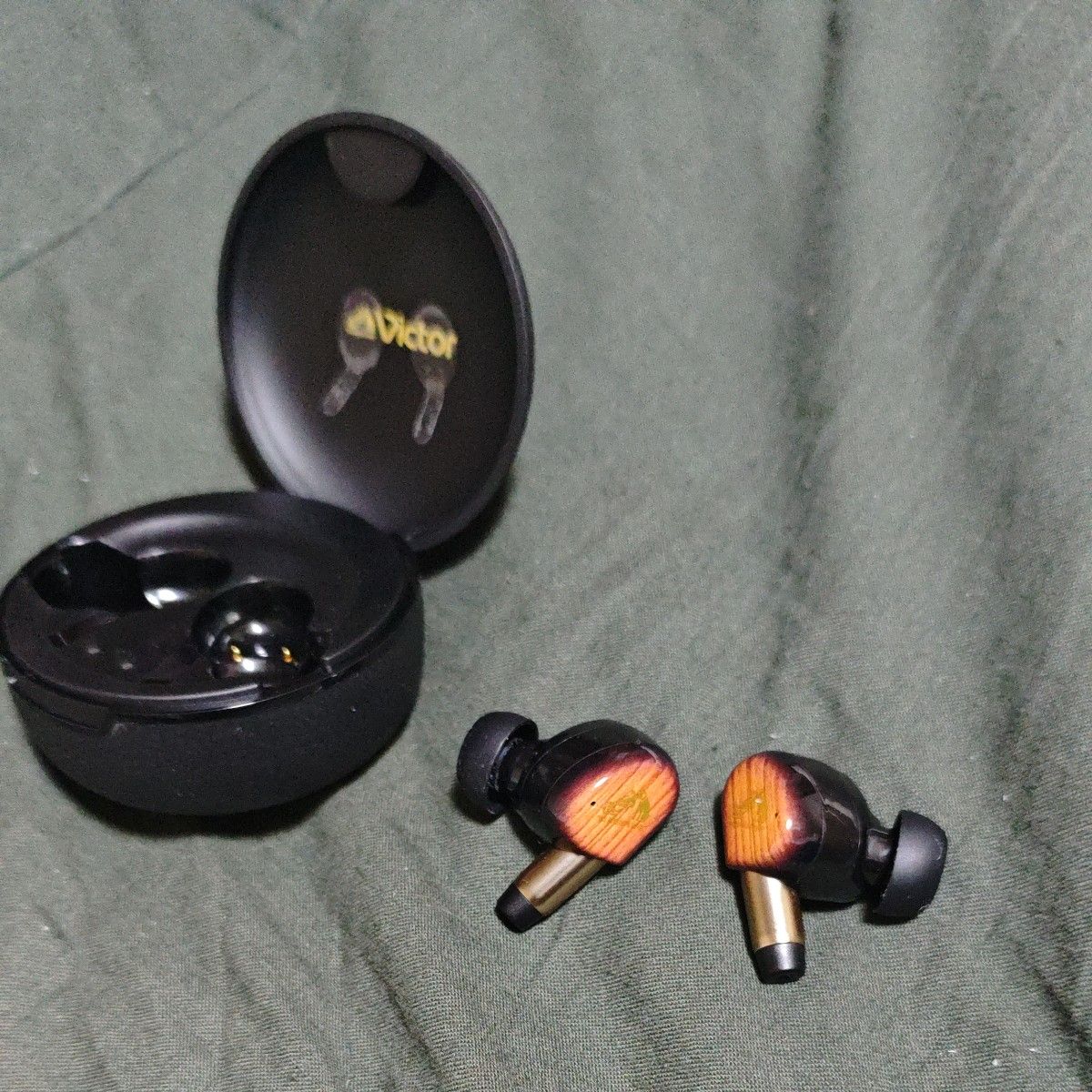 値下げ victor ha fw5000t wood master サンバーストブラウン 美品