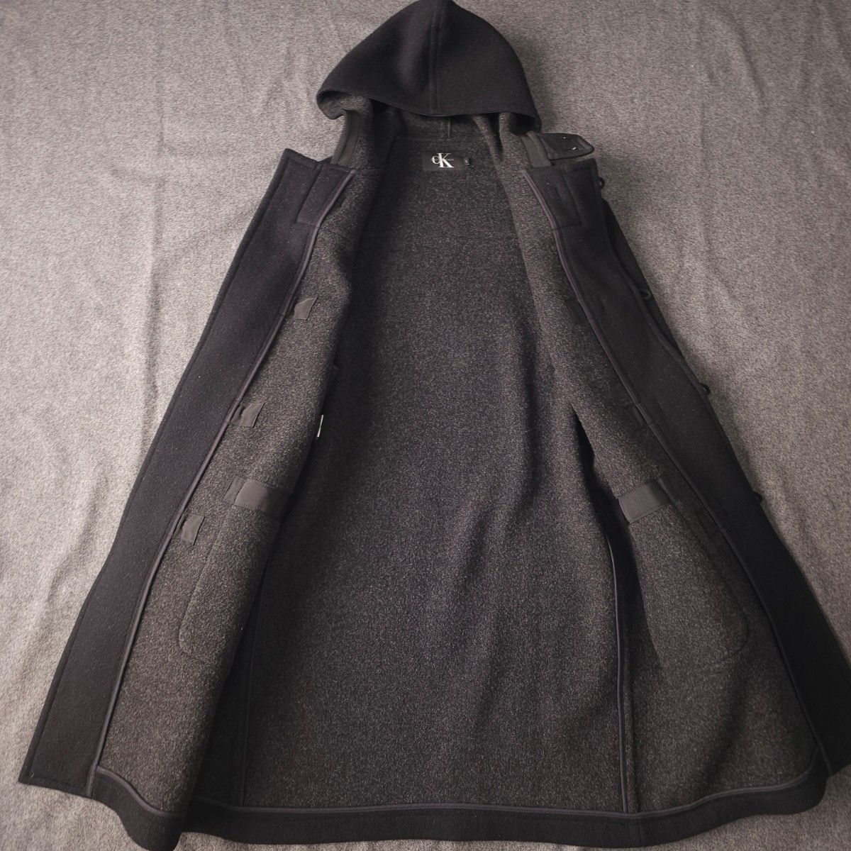 Calvin Klein カルバンクライン 秋冬 ウール 毛 ロング ダッフルコート