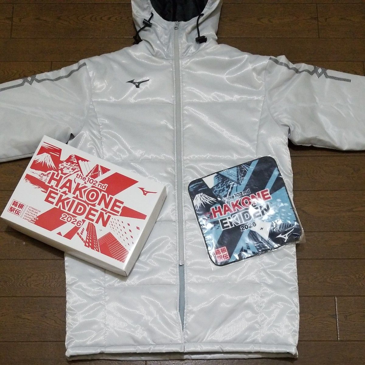 箱根駅伝2026 オリジナルベンチコート バスタオル ハンドタオル 3点