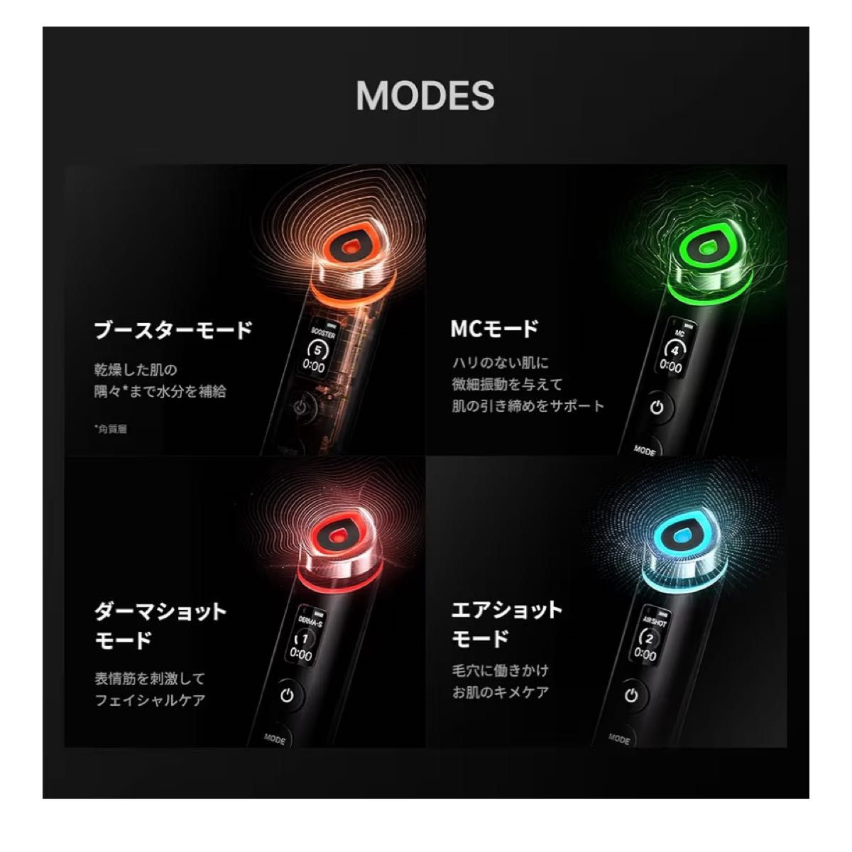 メディキューブ AGE-R BOOSTER PRO ブースタープロ 美顔器 ブラック