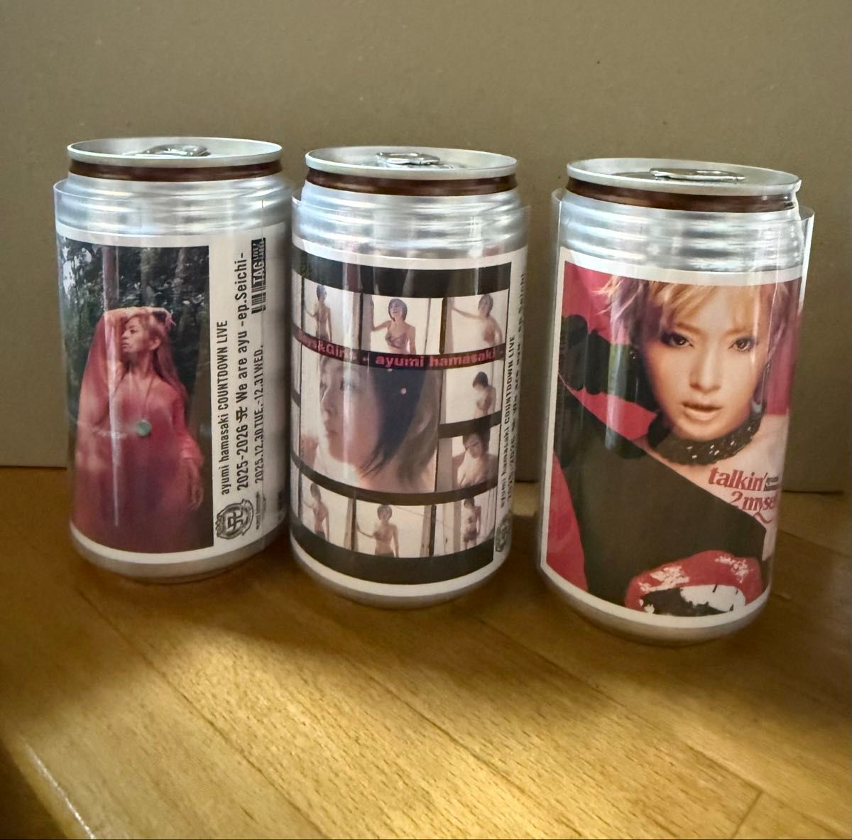 浜崎あゆみ ウーロン茶 オリジナルラベル缶 3缶セット｜Yahoo!フリマ