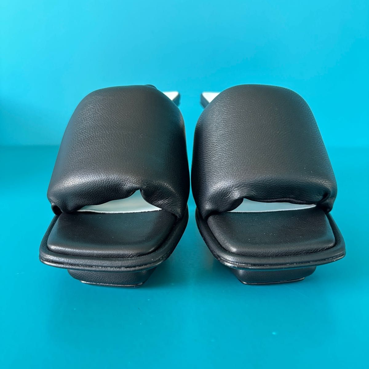 未使用】メゾンミハラヤスヒロ ダックヒール サンダル アヒル 黒 36 箱