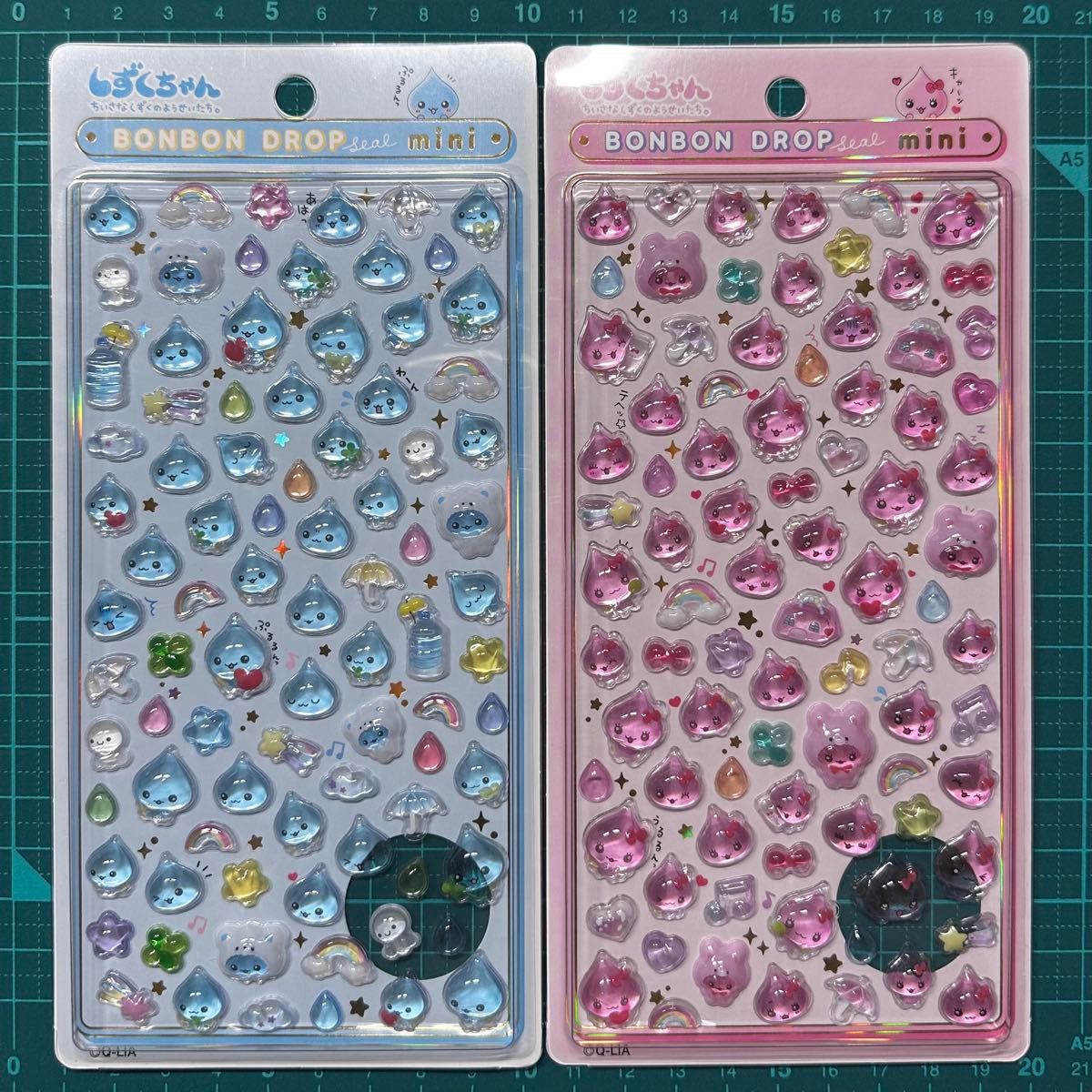 正規品 2枚セット しずくちゃん ボンボンドロップシールミニ BONBON