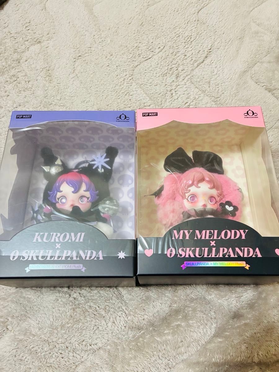 POP MART SKULLPANDA KUROMI MY MELODY ポップマート スカルパンダ 3個