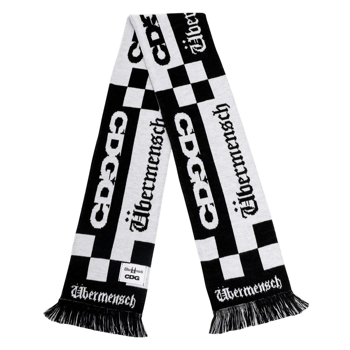 CDGDC CDG x G-DRAGON Ubermensch CHECKERED STOLE ストール マフラー