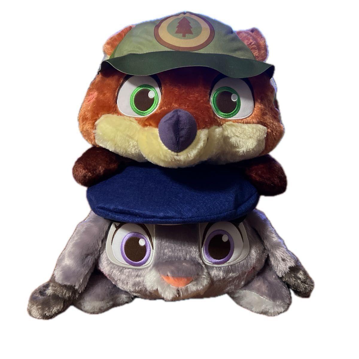 ズートピア 赤いほっぺ 寝そべり ぬいぐるみ ニック ジュディ 2種