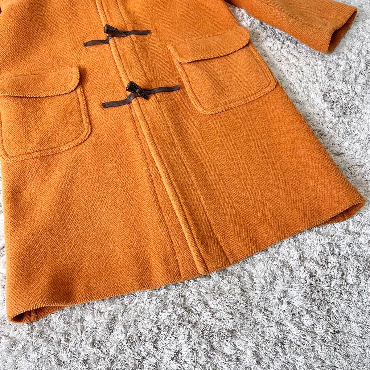 希少カラー【英国製】MOORBROOK ムーアブルック ヘリンボーン ダッフル