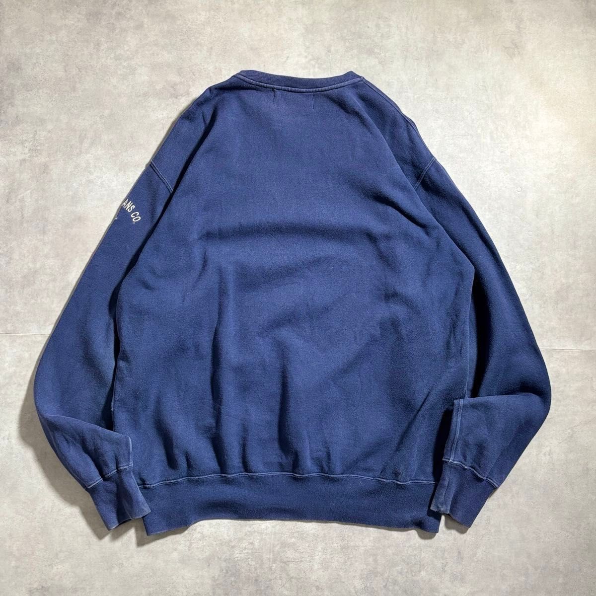 古着 90s POLO SPORT スウェット トレーナー ネイビー 星条旗 ロゴ