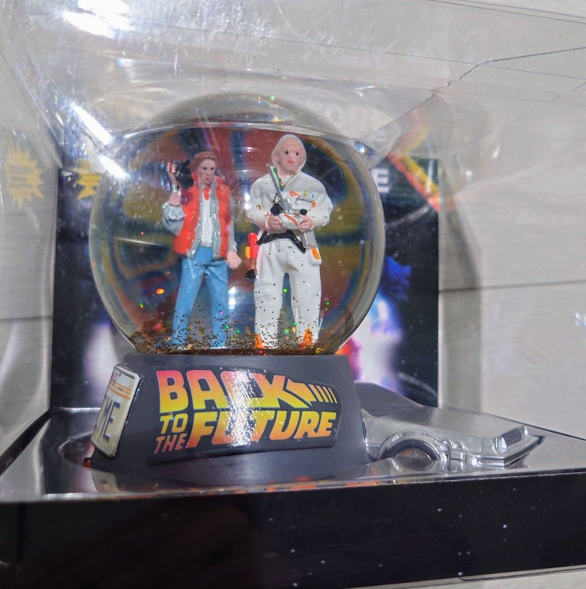 ラスト 超希少 バックトゥザフューチャー スノードーム デロリアン
