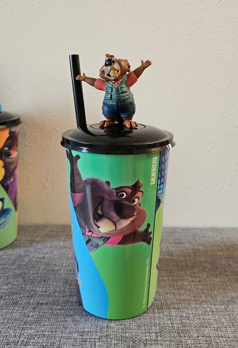 新品 ズートピア 2 フィギュア付きドリンクカップ 全4種 ニック