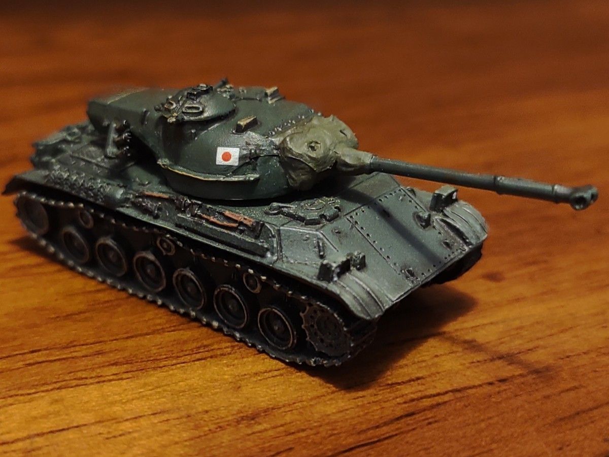 61式戦車 単色迷彩 1/144 陸上自衛隊 自衛隊装備大全 制式装備