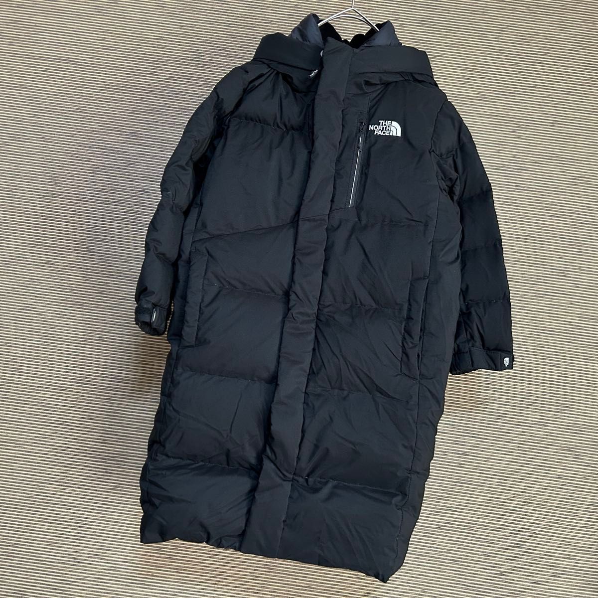 ノースフェイス ロングダウンコート ベンチコート ブラック黒 ワン