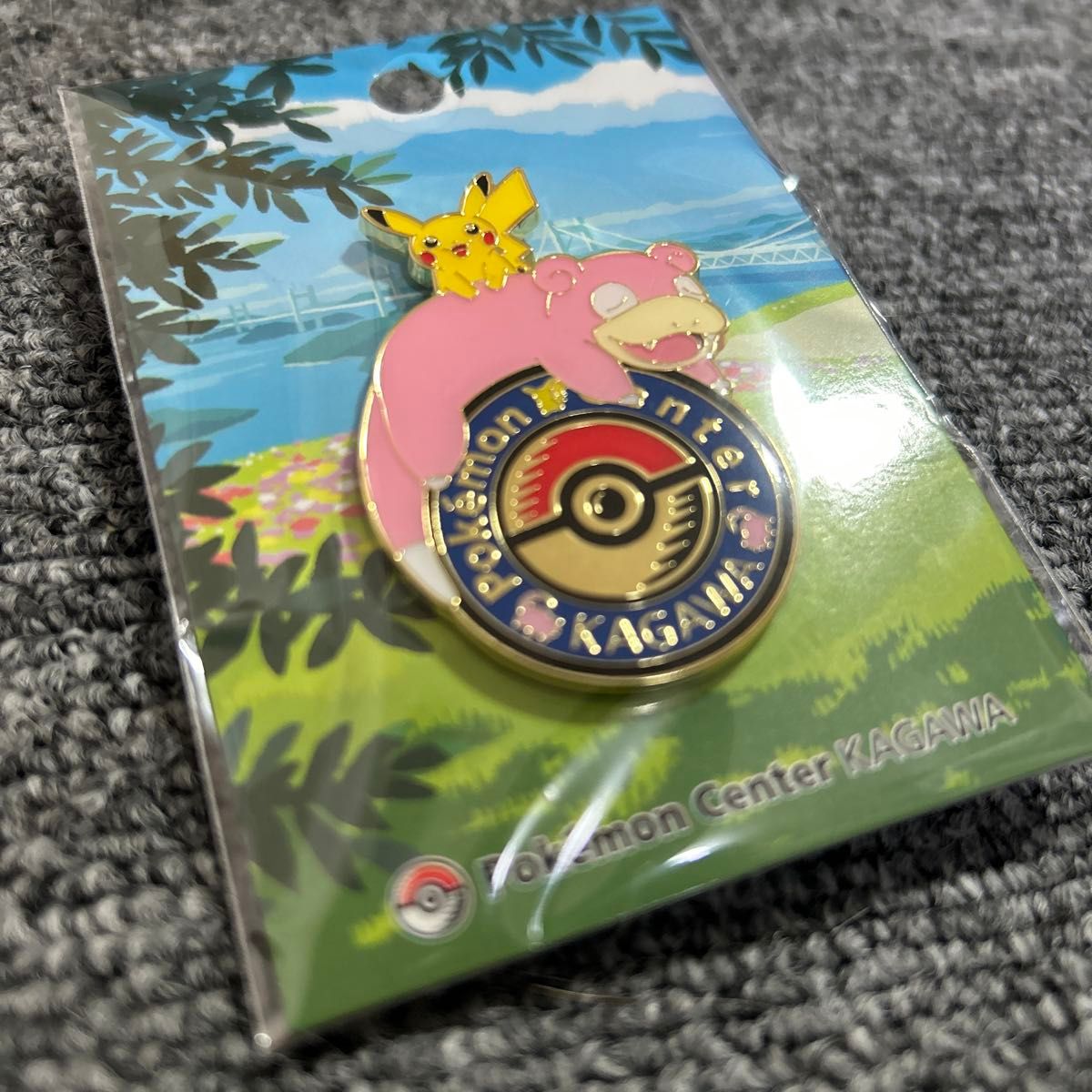 香川限定】ポケモンセンター ロゴピンズ ヤドン ピカチュウ ポケモン