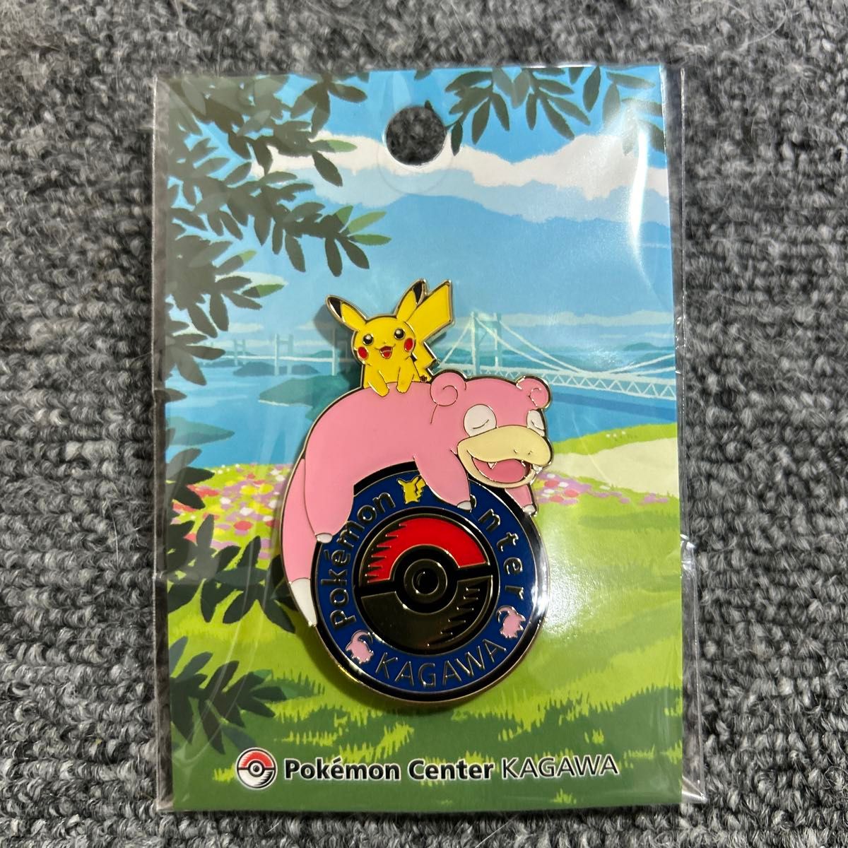 香川限定】ポケモンセンター ロゴピンズ ヤドン ピカチュウ ポケモン
