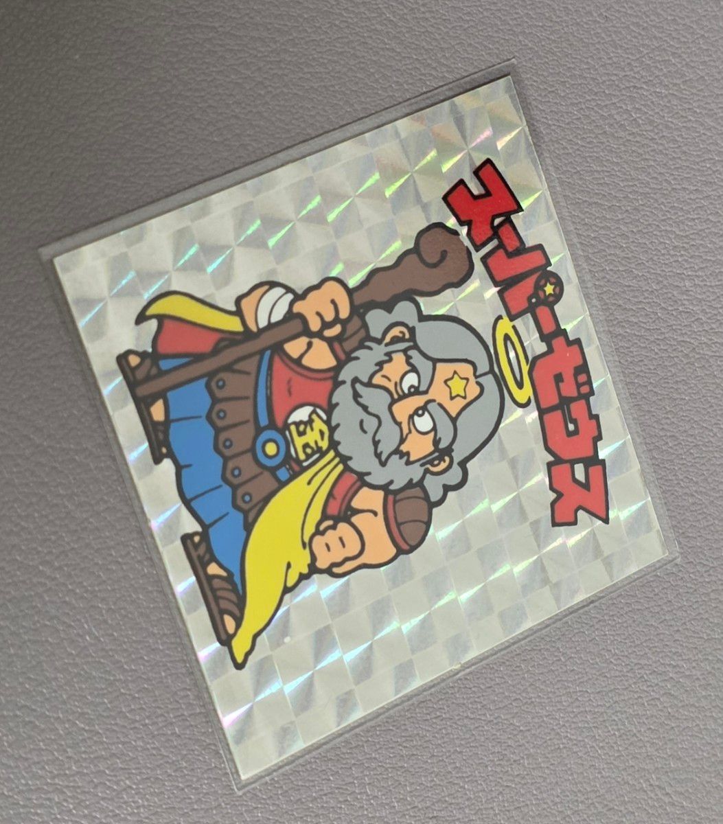 美品】旧ビックリマンシール スーパーゼウス 悪魔vs天使シール ヘッド