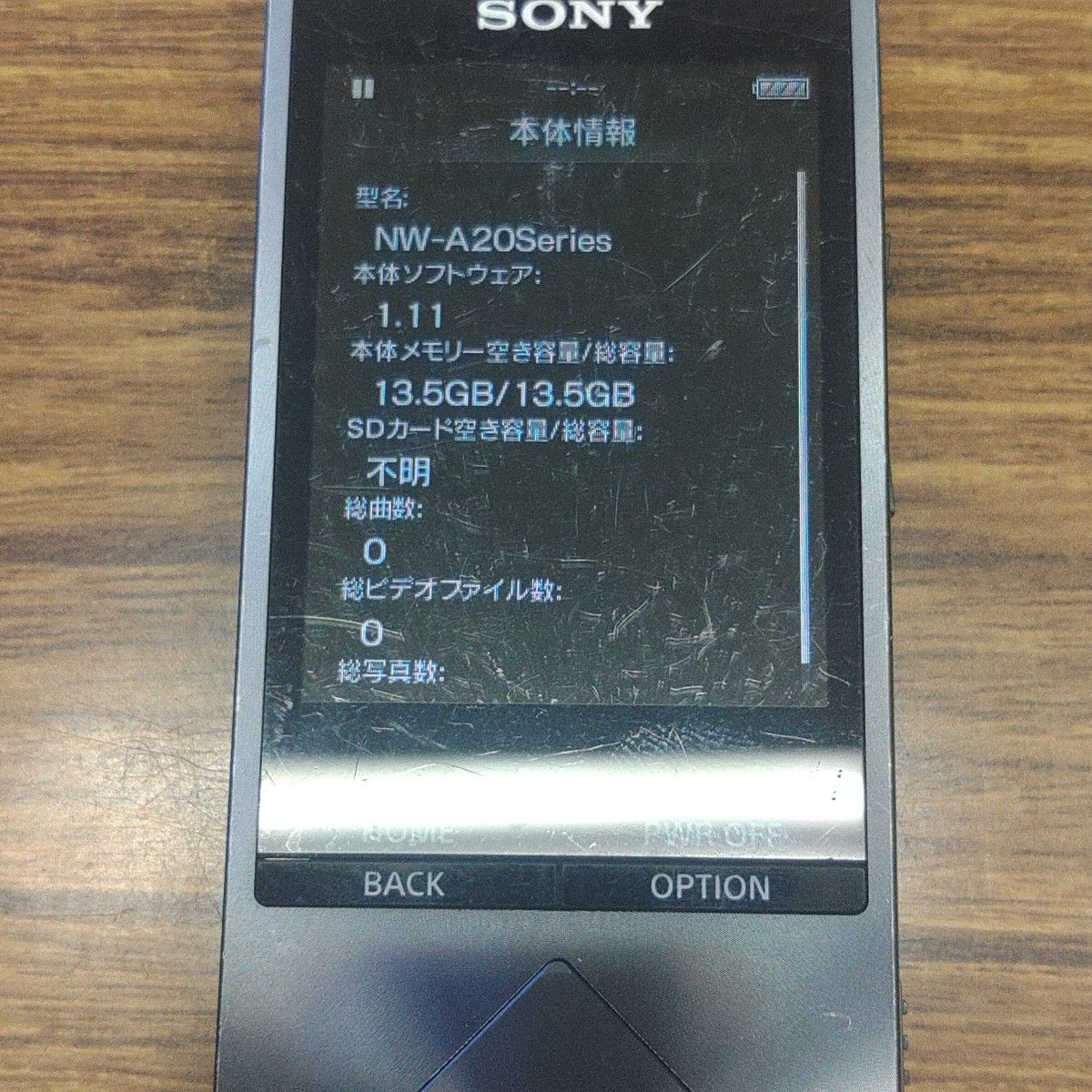 SONY Walkman ソニーウォークマン NW-A25 16GB シルバー Bluetooth