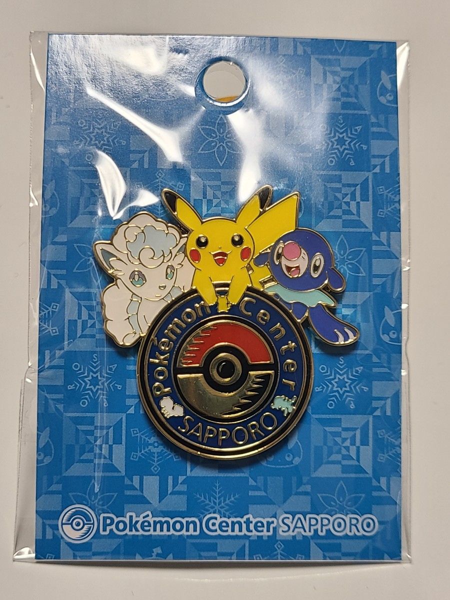 ポケモンセンター サッポロ 北海道 限定品 ロゴピンズ ピカチュウ