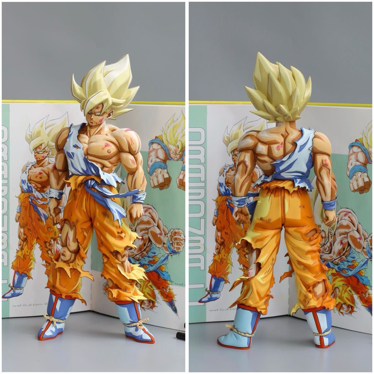 ドラゴンボールSMSP サイズ 伝説の超サイヤ人 孫悟空 リペイント 二