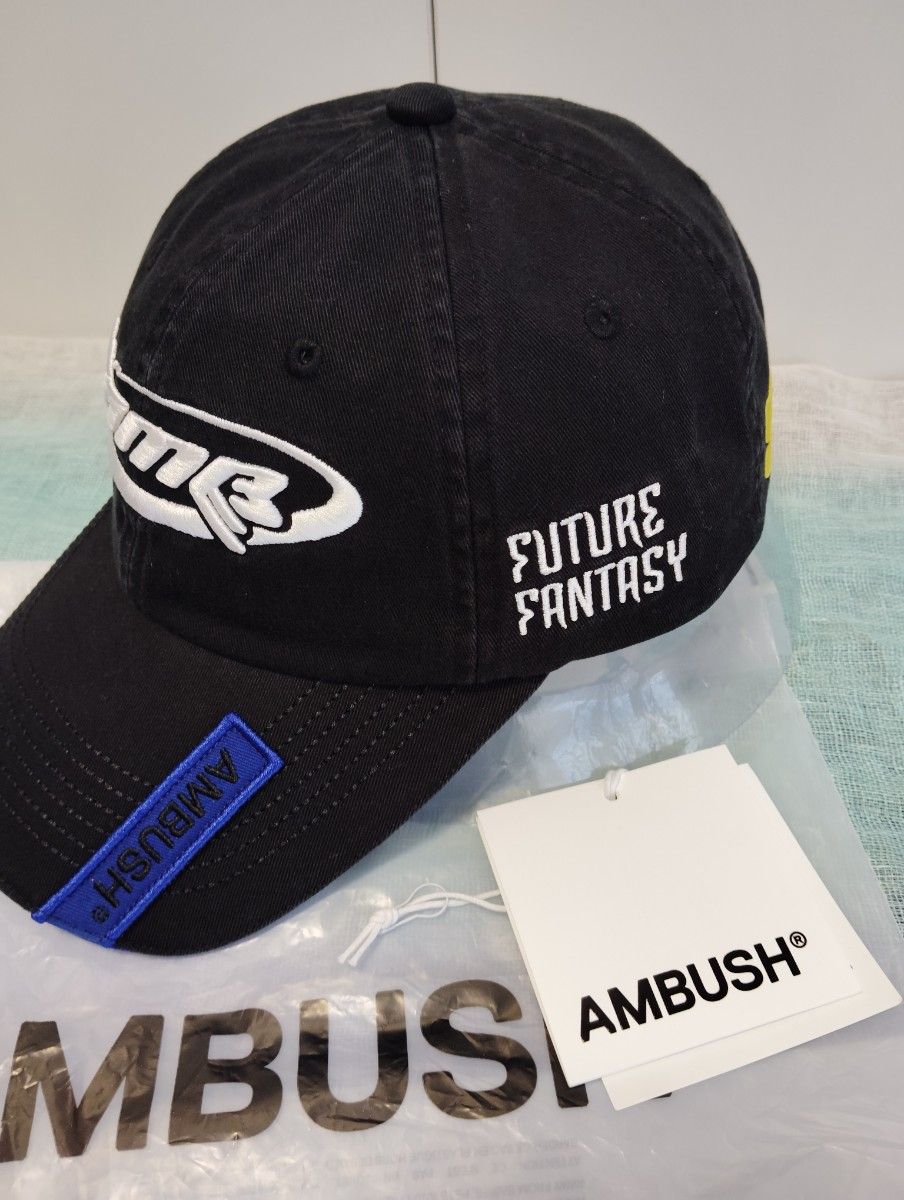 新品AMBUSH（アンブッシュ）】柔らかコットン素材のマルチロゴキャップ