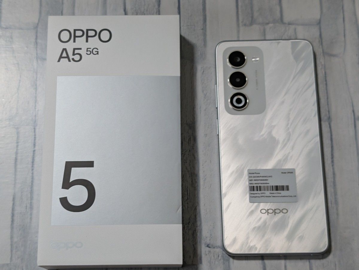 OPPO A5 5G ホワイト SIMフリー 128GB｜Yahoo!フリマ（旧PayPayフリマ）