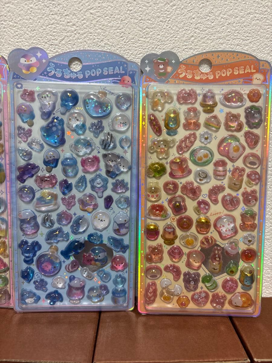 うるちゅるポップシール ボンボンドロップシール プチドロップ