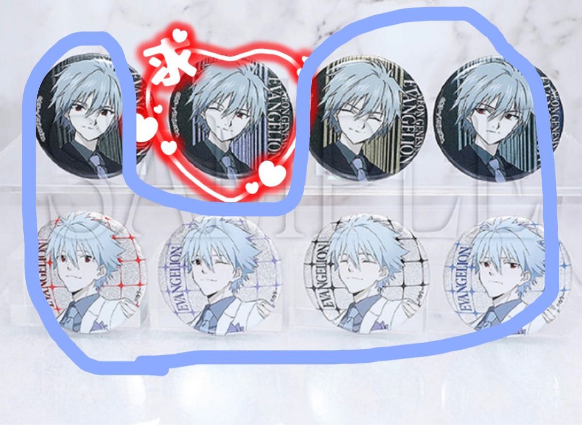 エヴァンゲリオン 渚カヲル展 カヲル 缶バッジ｜Yahoo!フリマ（旧