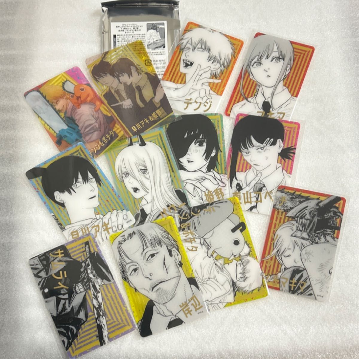 チェンソーマン 箔押しクリアカードコレクション 箔押しカード クリア