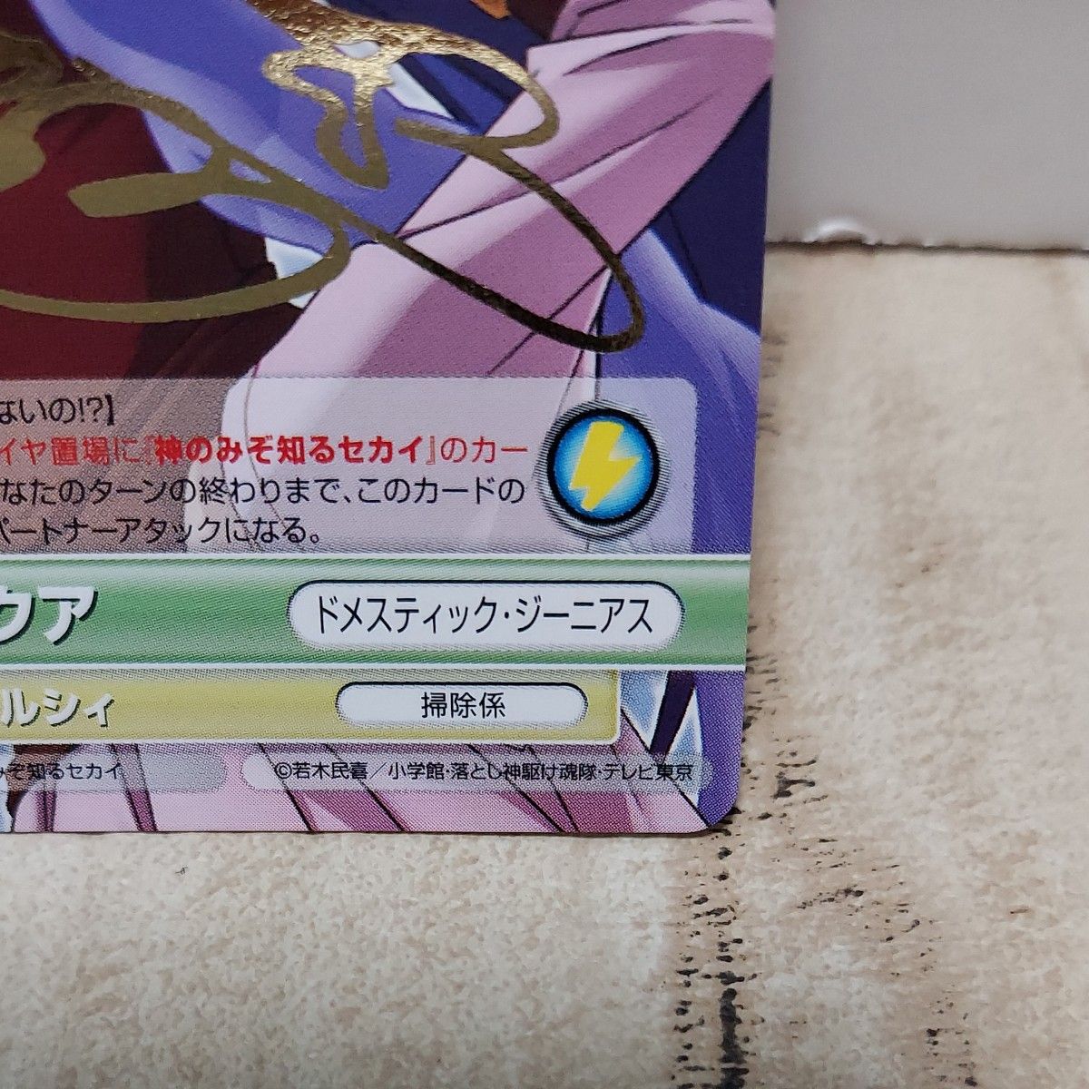 ヴィクトリースパーク カード 神のみぞ知るセカイ 天才 ハクア サイン