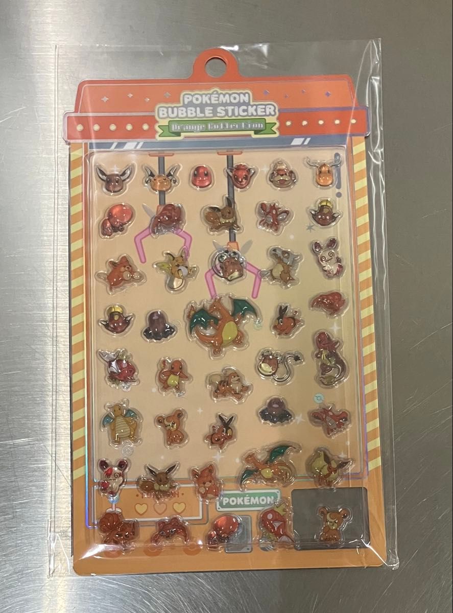 韓国限定 ポケモン ポップアップ バブルステッカー 8種コンプリート