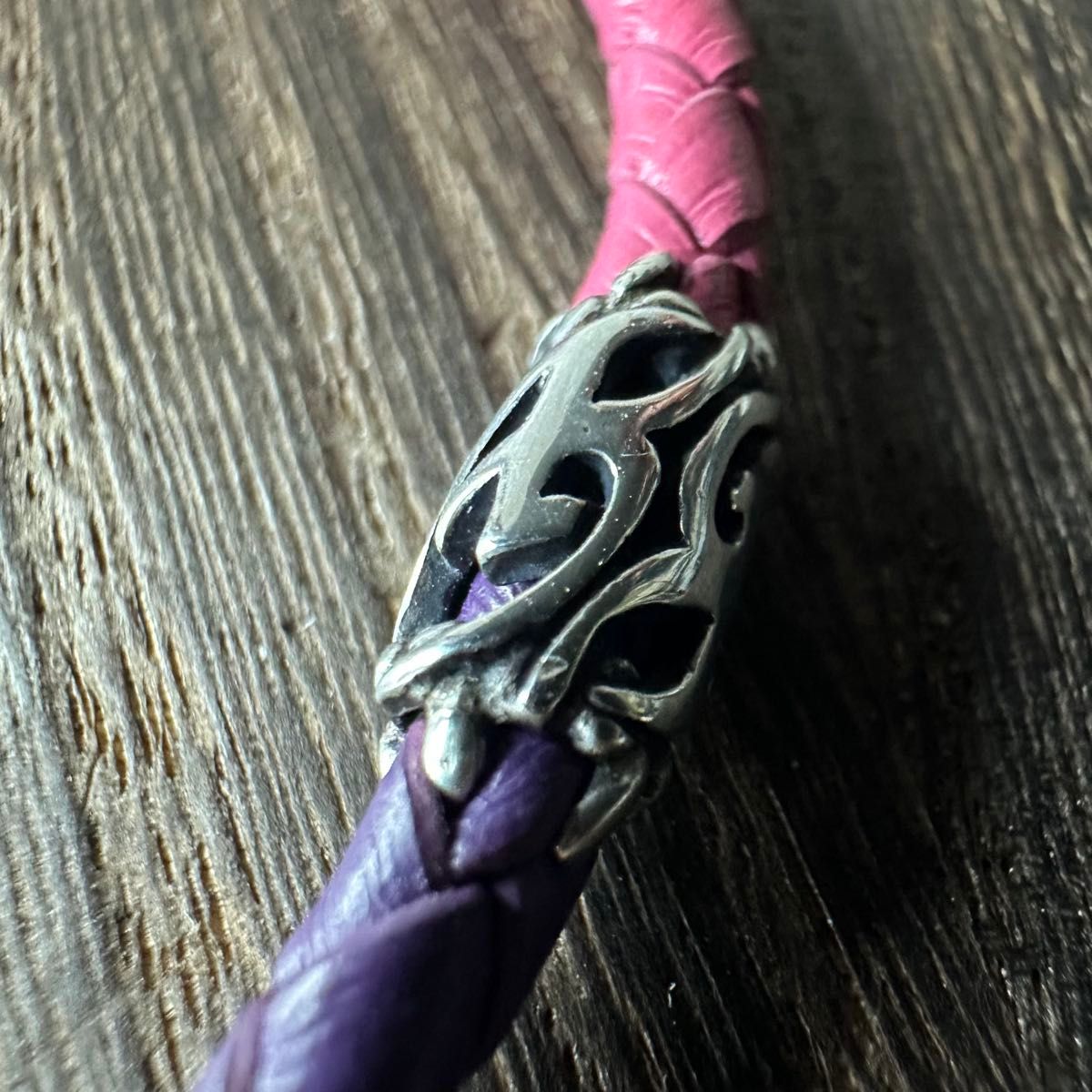 Personal Jesus khマーク×PJダガーレザーブレスレット 氷室京介