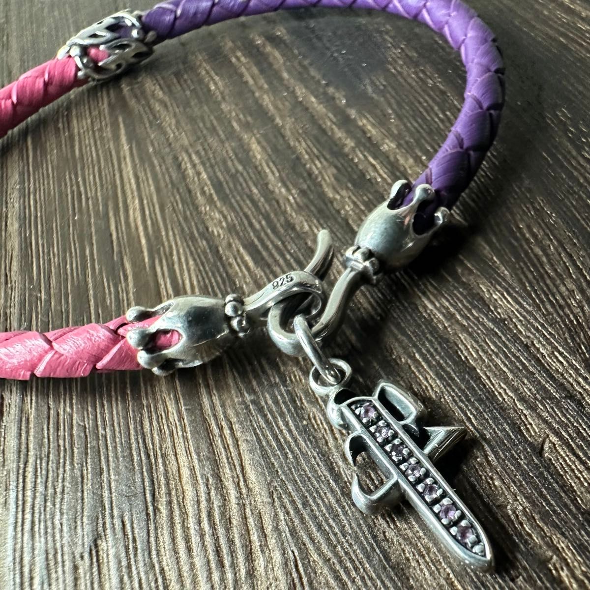 Personal Jesus khマーク×PJダガーレザーブレスレット 氷室京介