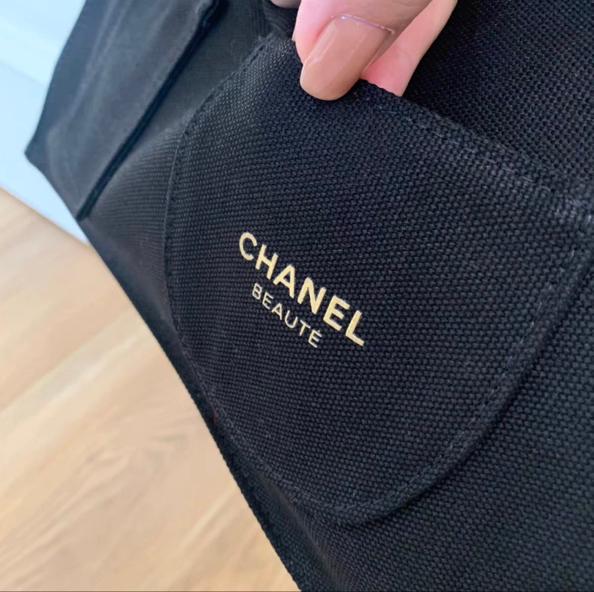 ノベルティ CHANEL シャネル トートバッグ エコバッグ ブラック｜Yahoo